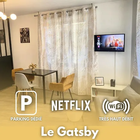 Le Gatsby - Hypercentre, Parking, Netflix, Calme Apartment Poitiers