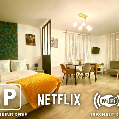 Apartment Le Gatsby - Hypercentre, Parking, Netflix, Calme Poitiers