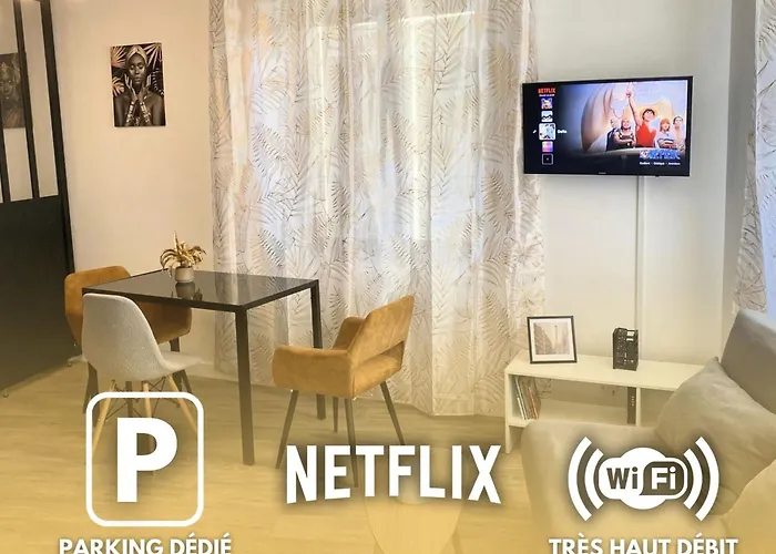 Le Gatsby - Hypercentre, Parking, Netflix, Calme Apartment Poitiers